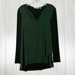 Soft Surroundings | Dark Green Firelei Tunic Blouse Size X Small